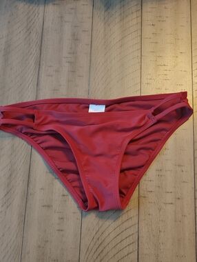 Xhilaration Red Strappy Bikini Bottom